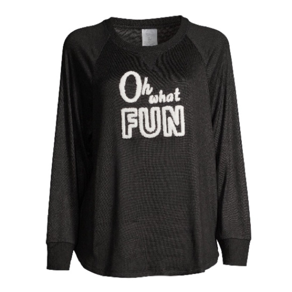NWT Women's Fun Hacci Pajama Top - Picture 3 of 3
